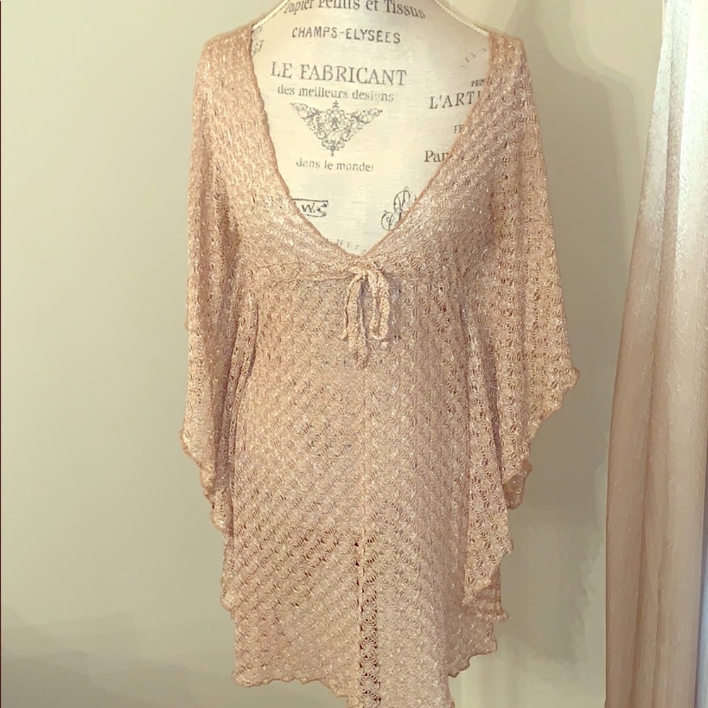 SOLD! - Gold beach coverup by BECCA!